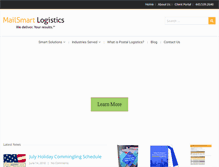 Tablet Screenshot of mailsmartlogistics.com